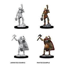 DND UNPAINTED MINIS WV12 FEMALE HUMAN BARBARIAN